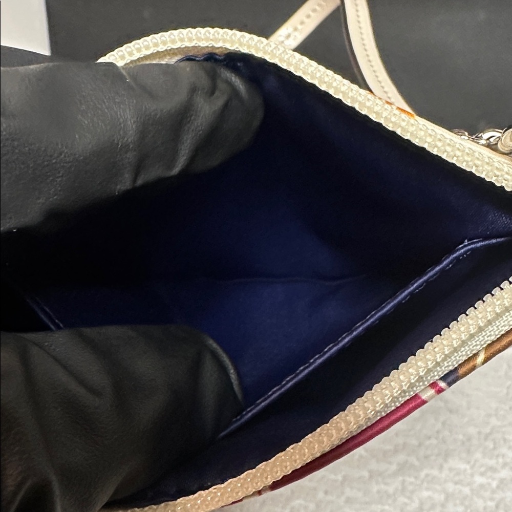 Coach Pink, Orange, and Blue Patterned Wristlet - Picture 4 of 8